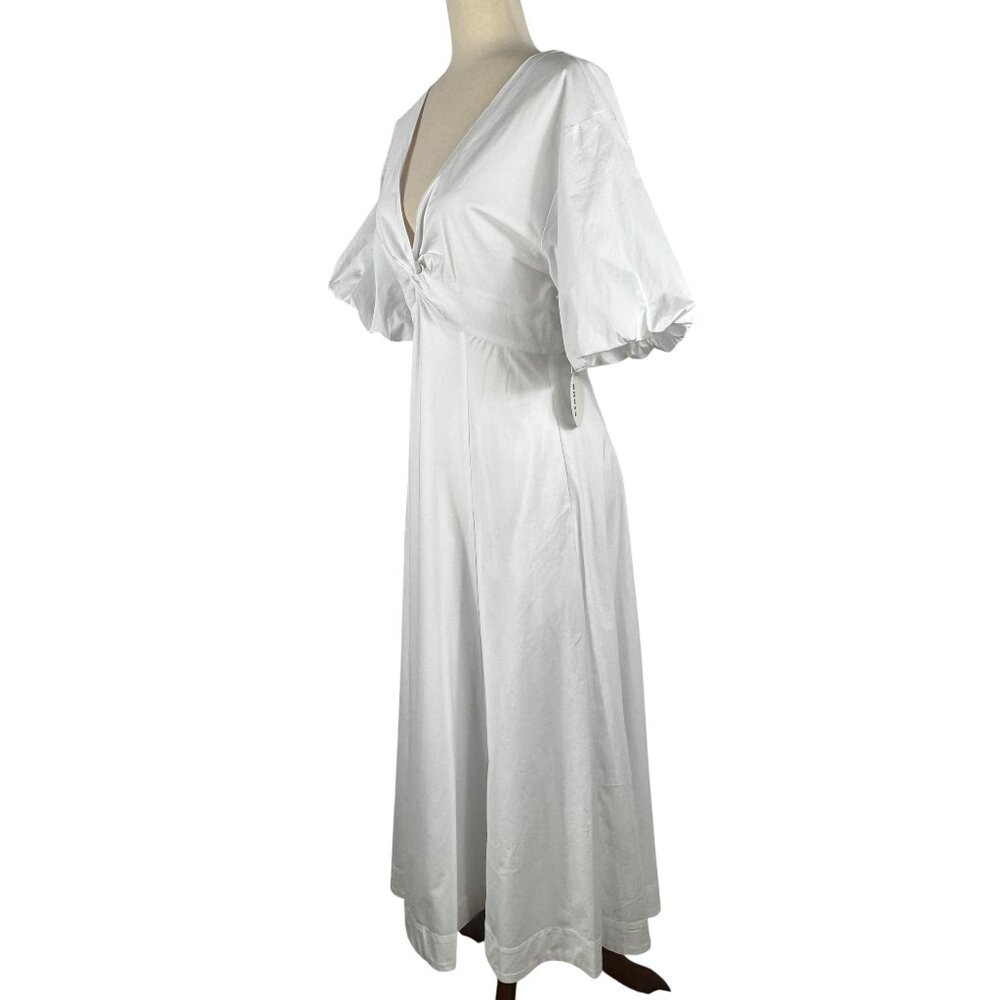 NWT STAUD Finley Dress – White – Size 4 - Picture 4 of 14